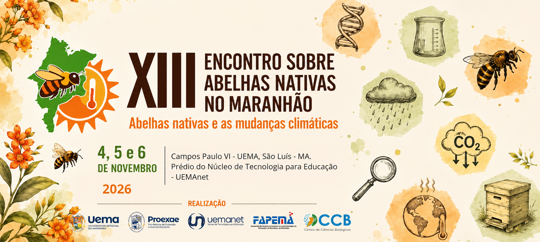 XIII ENCONTRO SOBRE ABELHAS NATIVAS NO MARANHÃO